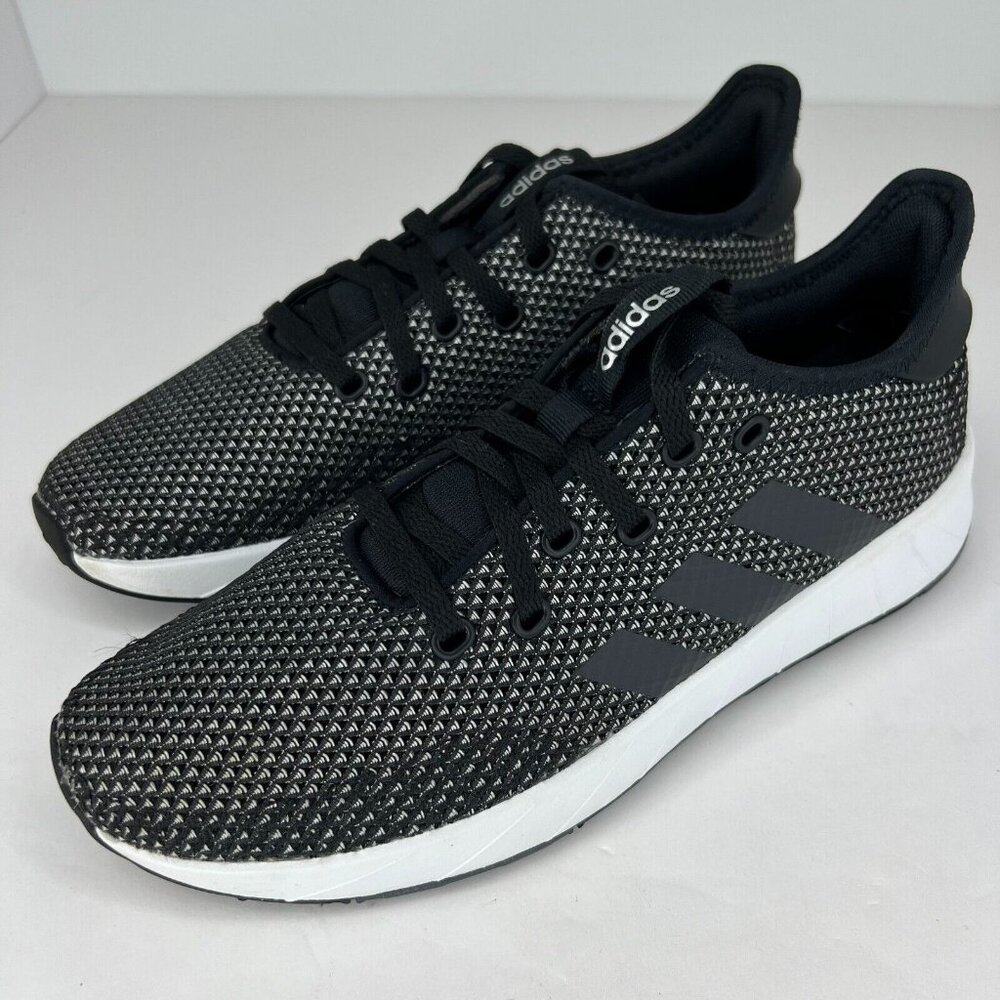Adidas Womens F34657 Black Questar X Byd Mesh Lace Up Size 7 Running Shoes
